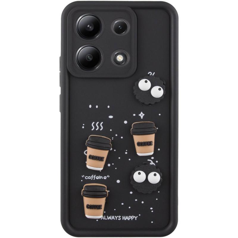 Протиударний чохол TPU Toys Case для Xiaomi Redmi Note 13 4G Black / Always Happy