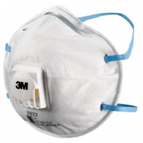Респиратор с клапаном 3M 8822 FFP2 1шт. Белый (37989011)