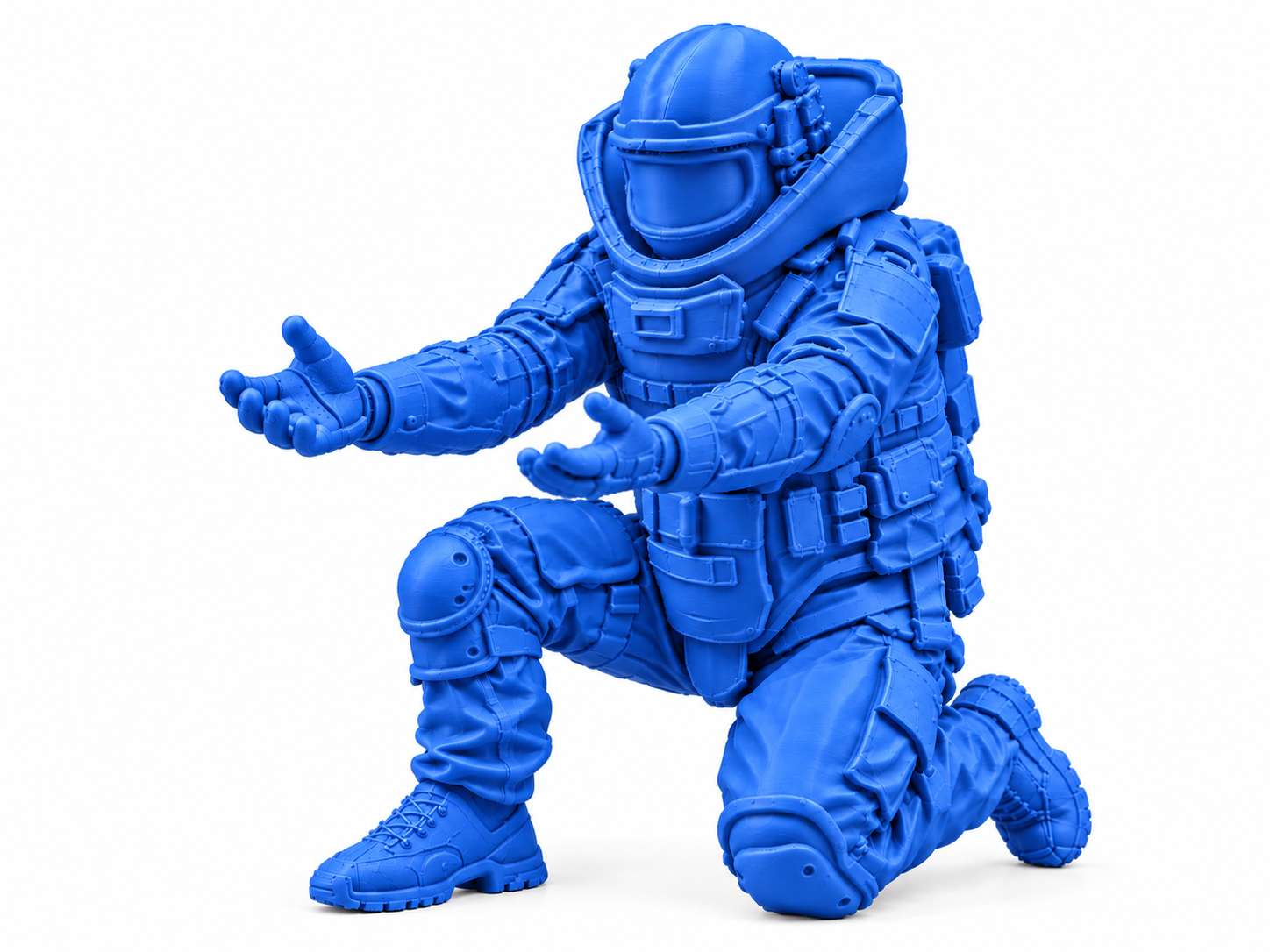 Подставка для ручек Сапер 3D-печать 11 см Синий