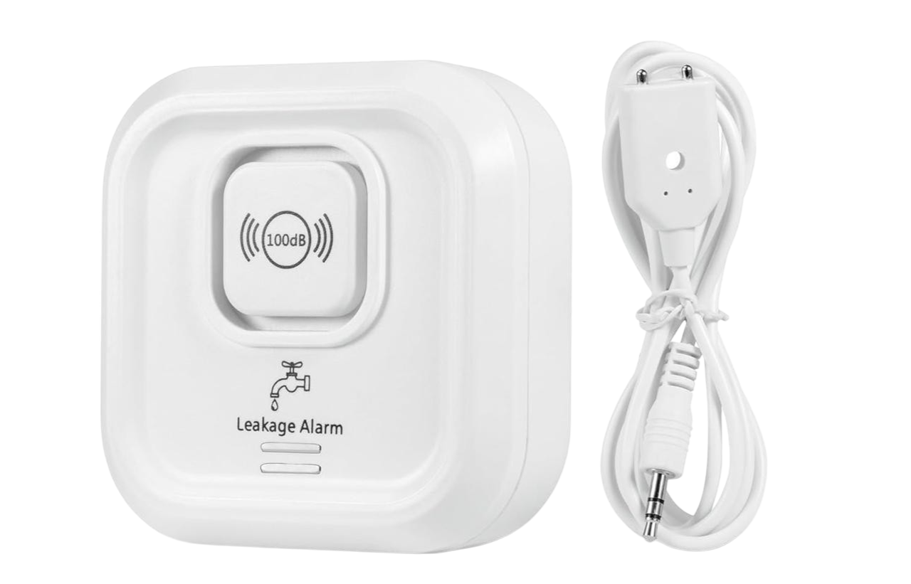 Датчик воды Wi Fi и уведомление о применении Белый