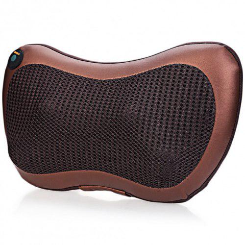 Масажна подушка для машини і дому з інфрачервоним підігрівом Car and Home Massage Pillow 8028