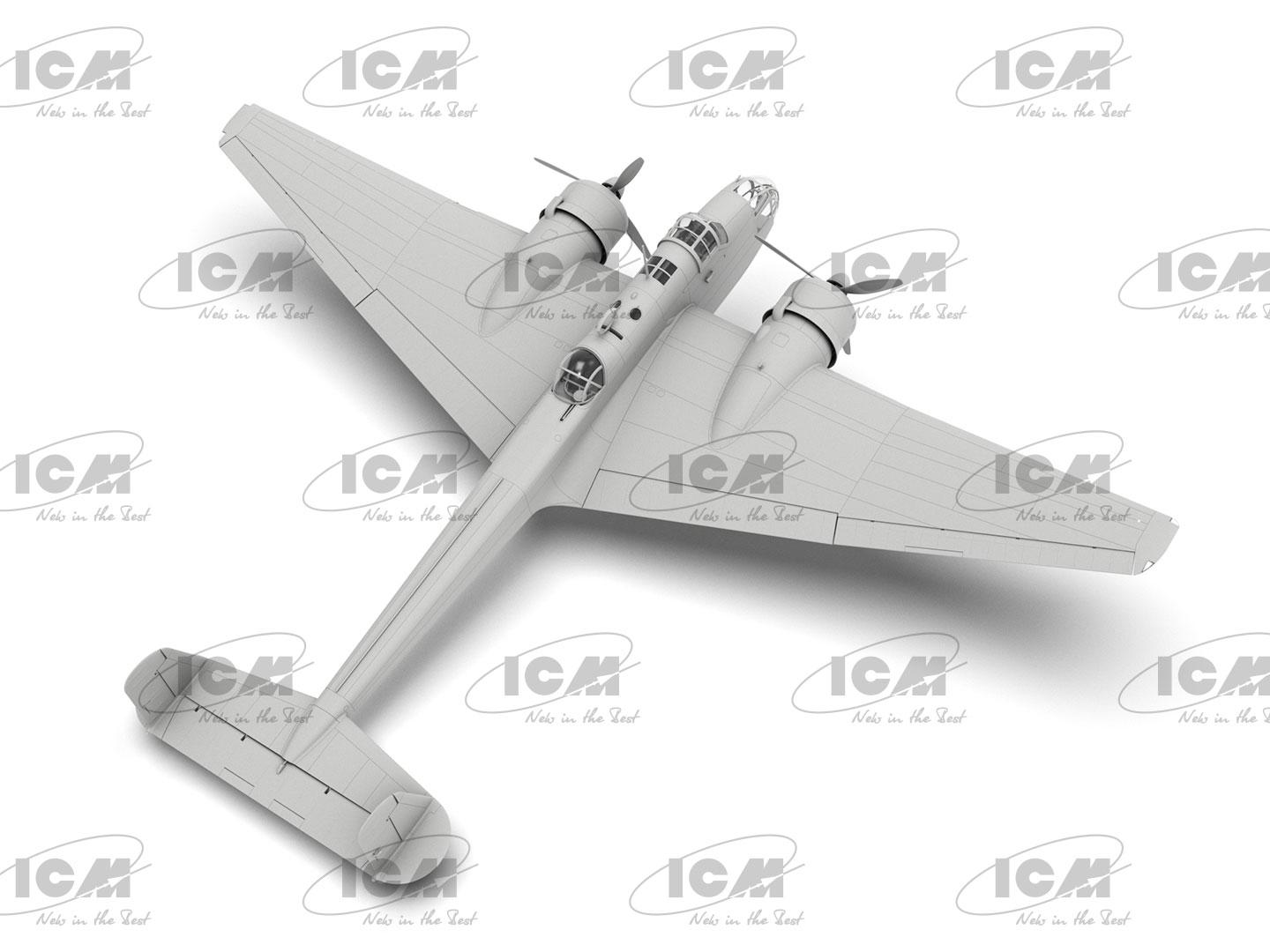 Сборная модель ICM самолет HP.52 Hampden B.Mk.I Британский бомбардировщик 2 СВ (48352) - фото 4