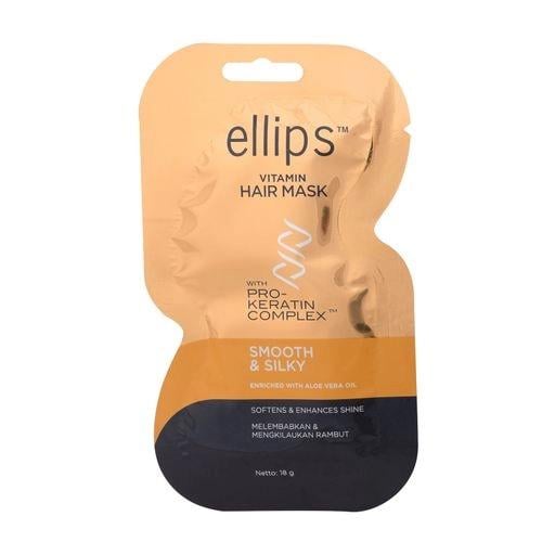 Маска для волосся Ellips Vitamin Hair Mask Smooth & Shiny With Aloe Vera Oil з про-кератиновим комплексом 20 г (540_1245)