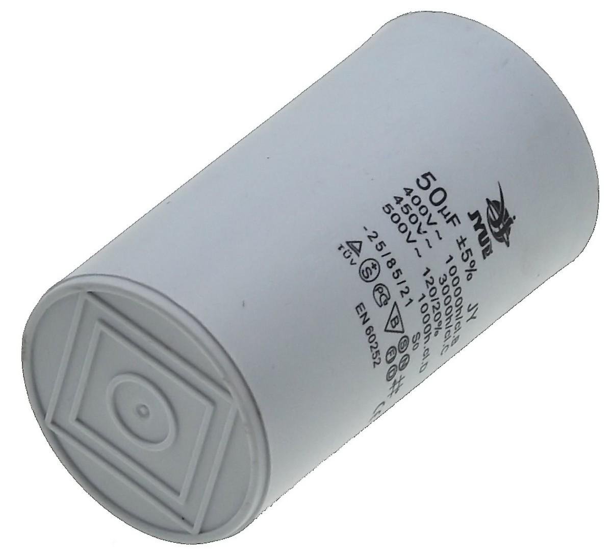 Конденсатор JYUL CBB-60H 50 мкф-450 VAC клеммы 50х92 мм - фото 3