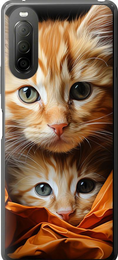 Чохол на Sony Xperia 10 II Котики 2 (5664u-2528-42517)