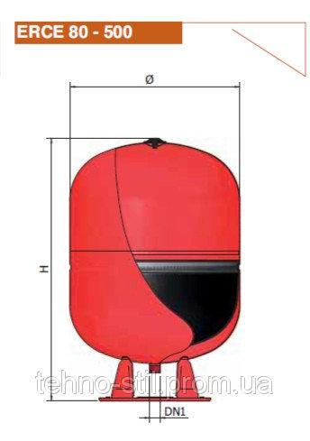 Розширювальний бак для систем опалення Elbi ERCE 150 150 л - фото 2
