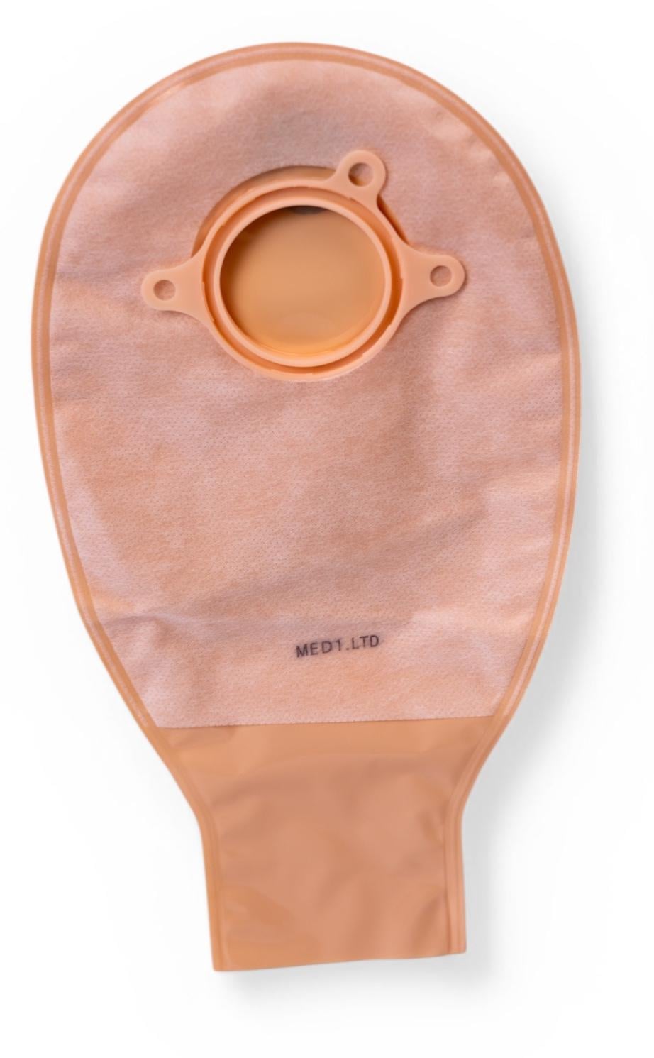 Калоприемник двухкомпонентный открытого типа с фильтром и пластиковым зажимом/вырез 50 мм (MED1-OS05-50)