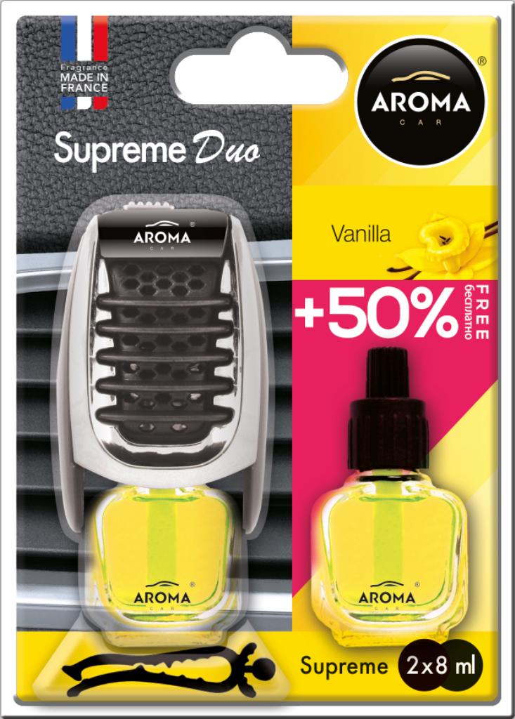 Ароматизатор Aroma Car Supereme Duo Slim Vanilla 8 мл (29488-54253)