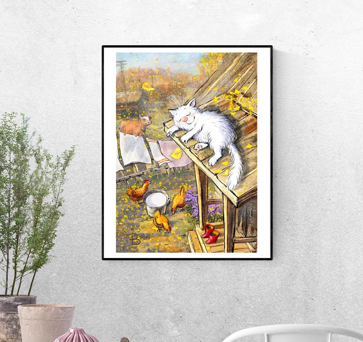 Постер Осеннее счастье формат А-3