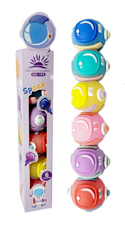 Маркер текстовый Космонавт 5 цв. (57013) Маркер текстовый Космонавт 5 цв. (57013)