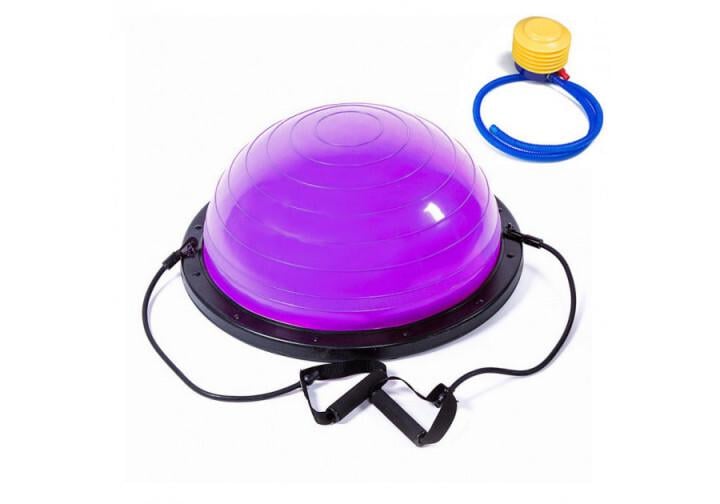 Балансировочная платформа EasyFit Bosu 60 см Фиолетовый (EF-2324)