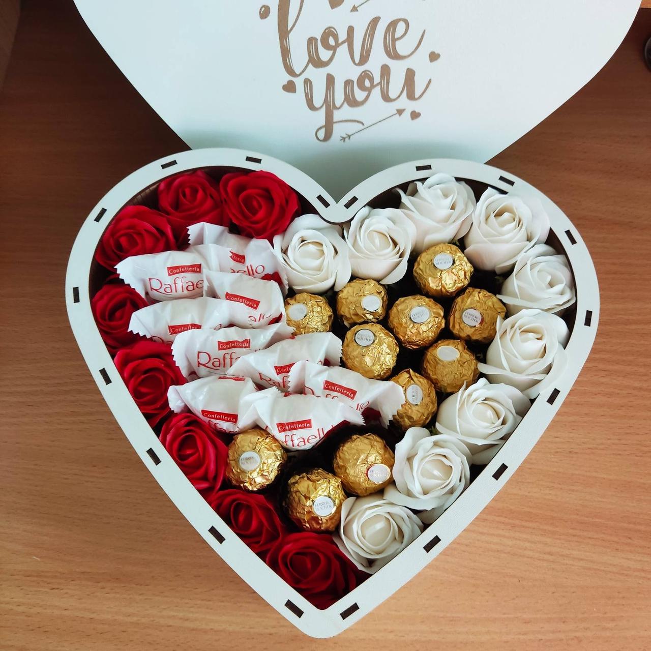 Бокс із солодощами для дівчини на день народження/8 березня/день закоханих/новий рік/різдво/на свято (ar232) Бокс із солодощами для дівчини на день народження/8 березня/день закоханих/новий рік/різдво/на свято (ar232)