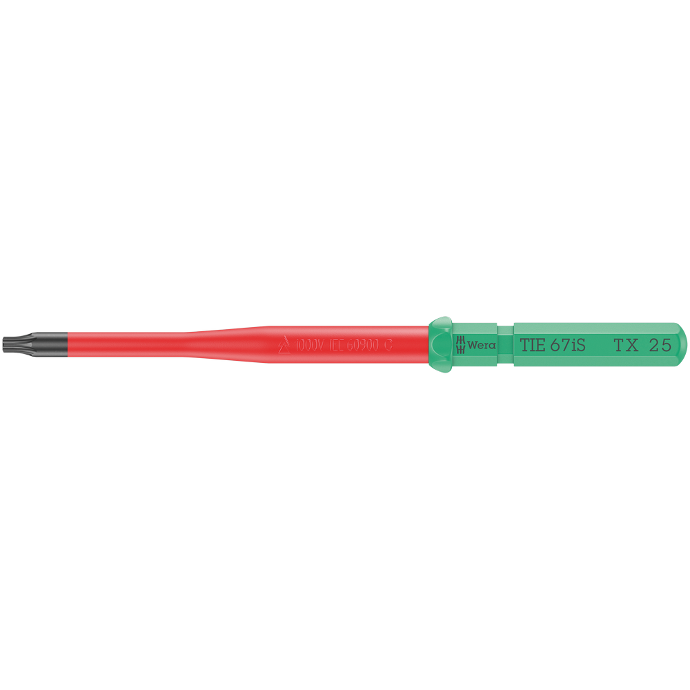 Вставка WERA Kraftform Kompakt VDE с зауженным рабочим концом для винтов TORX TX25х154 мм (05003439001)