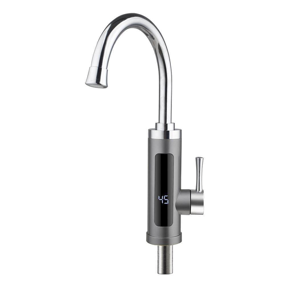 Проточный водонагреватель Wezer SDR-A16T поворотный излив датчик температуры 3,3 кВт Серый (1055381)