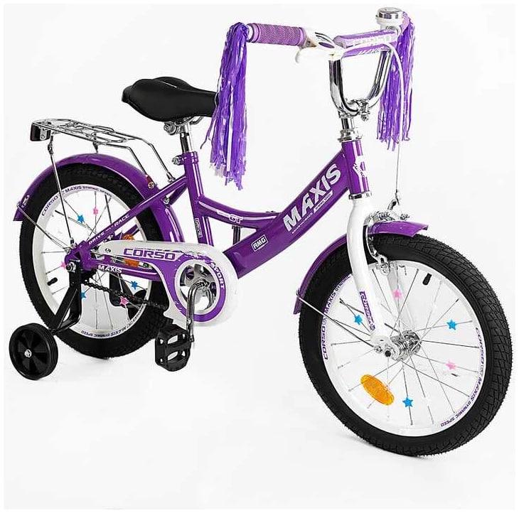 Велосипед Corso Maxxic 18" 2023 Фіолетовий (CL-18089) - фото 1 Велосипед Corso Maxxic 18" 2023 Фіолетовий (CL-18089) - фото 1