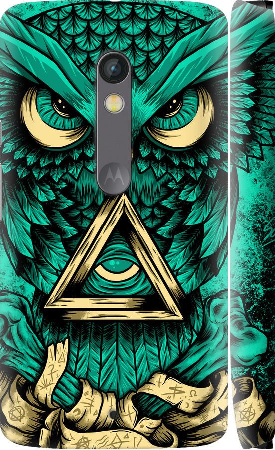 Чехол на Motorola Moto X Play Сова Арт-тату (3971m-459-42517) Чехол на Motorola Moto X Play Сова Арт-тату (3971m-459-42517)