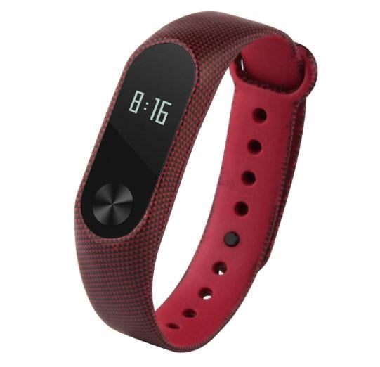 Силиконовый ремешок Primo для фитнес-браслета Xiaomi Mi Band 2 Red Gravel (518683005)