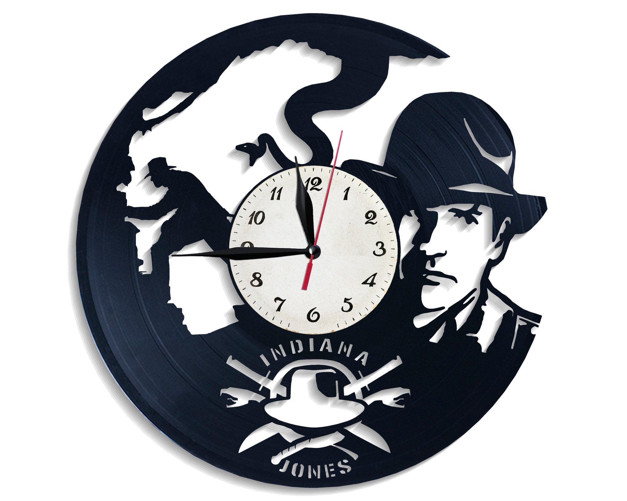 Часы настенные Индиана Джонс 2678 из виниловой пластинки