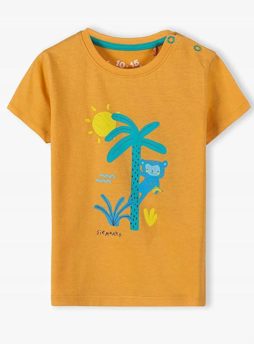 Футболка детская 5.10.15 Kids 5.4213 принт 62 см Оранжевый (3331109411688)