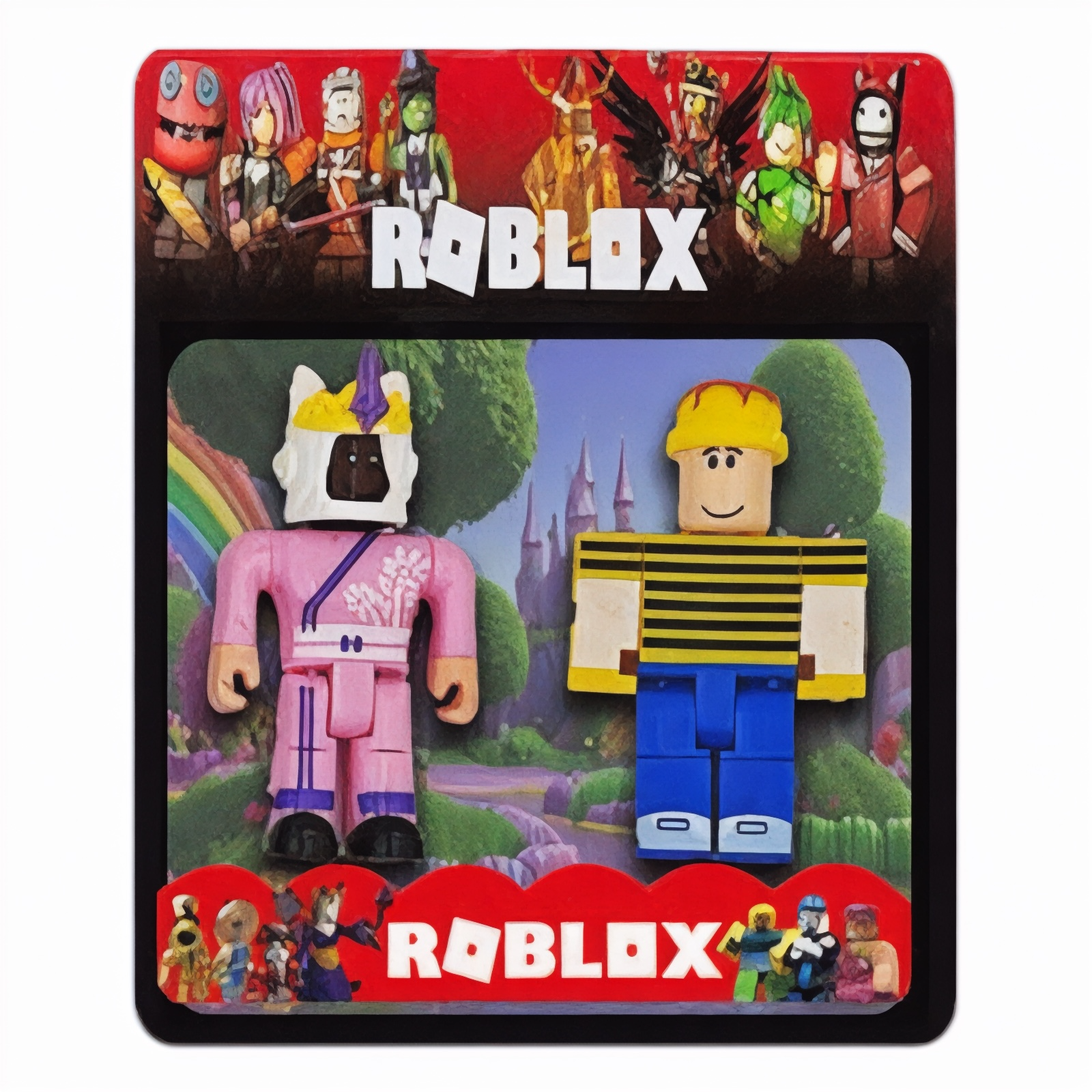 Дитячий ігровий набір фігуркок Герої A 24321 Roblox Game Packs на листі (113647)