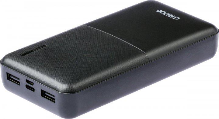 Батарея універсальна Grixx ENYPDT0 10000 mAh Black (3-10-10000 MAh) - фото 3