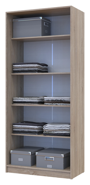 Шкаф Doros Promo с полками 90х48х204 см Дуб сонома (42005098) - фото 2