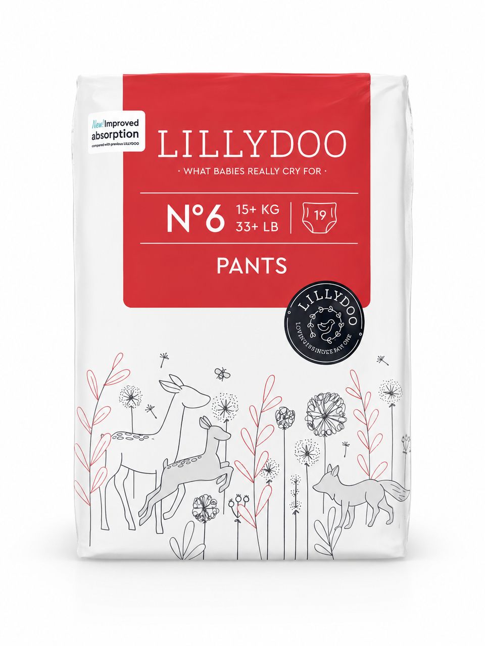 Подгузники-трусики Lillydoo 6 15+кг 19 шт. (3082045089) Подгузники-трусики Lillydoo 6 15+кг 19 шт. (3082045089)