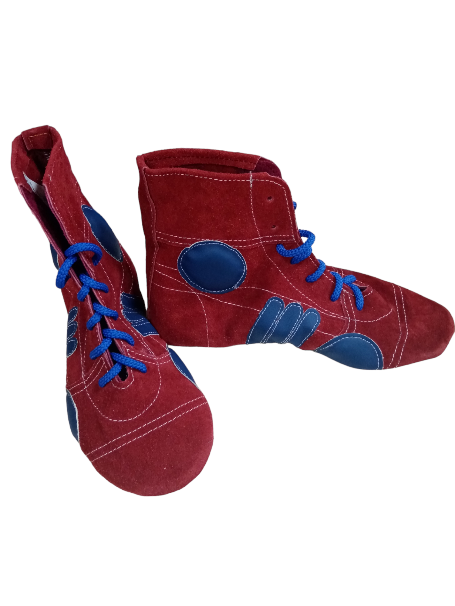 Борцовки Лерман подошва замша р. 44/28,5 см Красный/Синий (6936116104880)