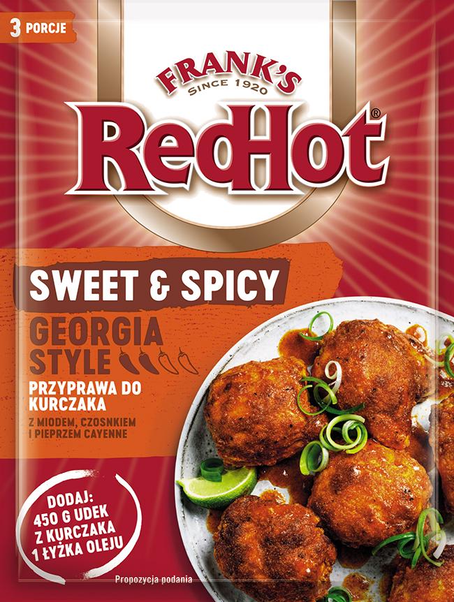 Приправа до курки Frank's RedHot солодко-гостра 20 г (5900084279321)