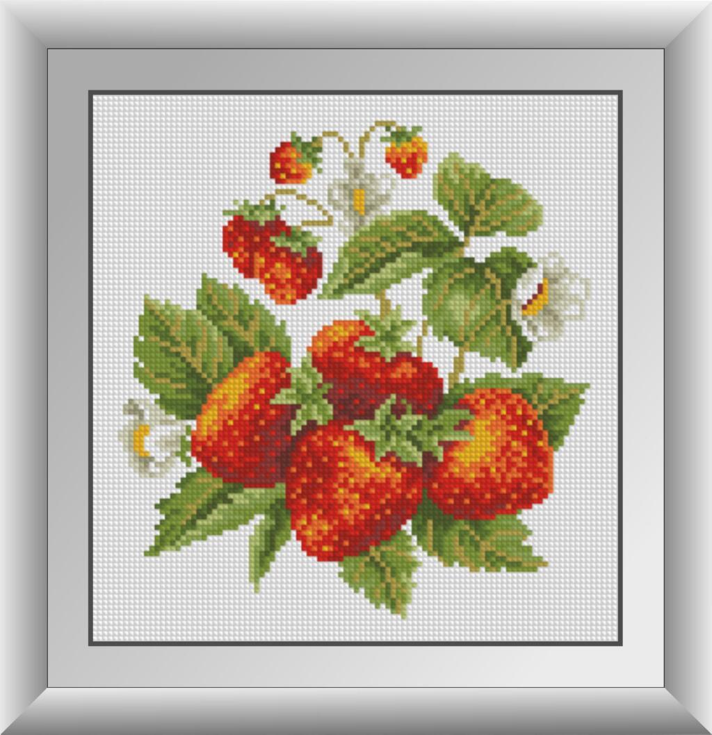 Алмазная мозаика Dream Art Клубника 25x26 см (DA.30223)