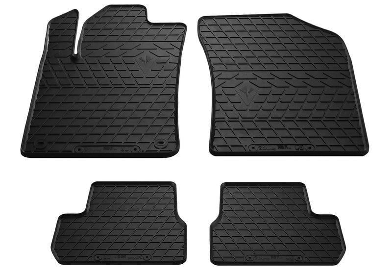 Коврики резиновые Stingray для Citroen C3 II 09- design 2016 4 шт. (1003034)