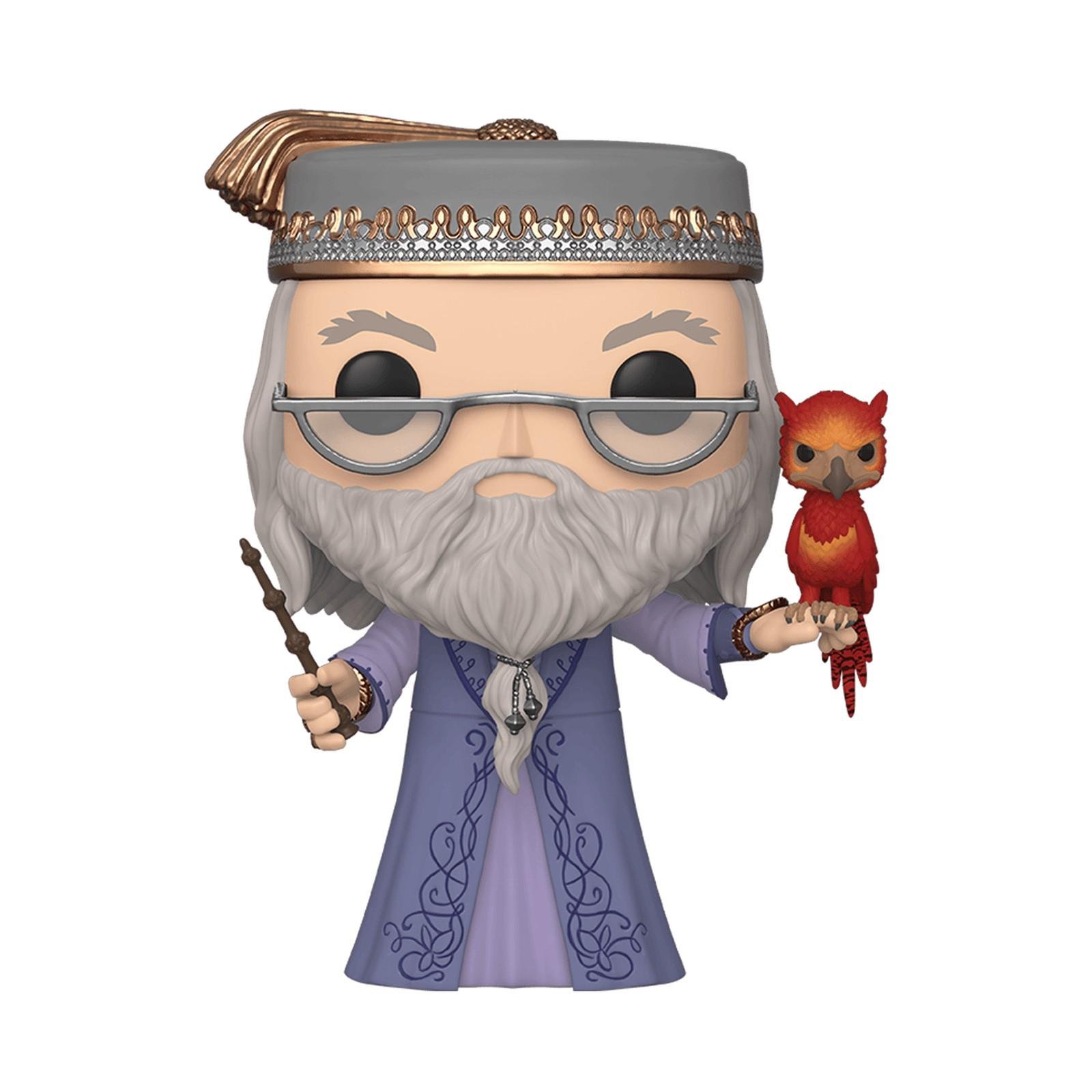 Дитяча ігрова фігурка Funko POP Harry Potter Dumbledore W/Fawkes 10" (48038)