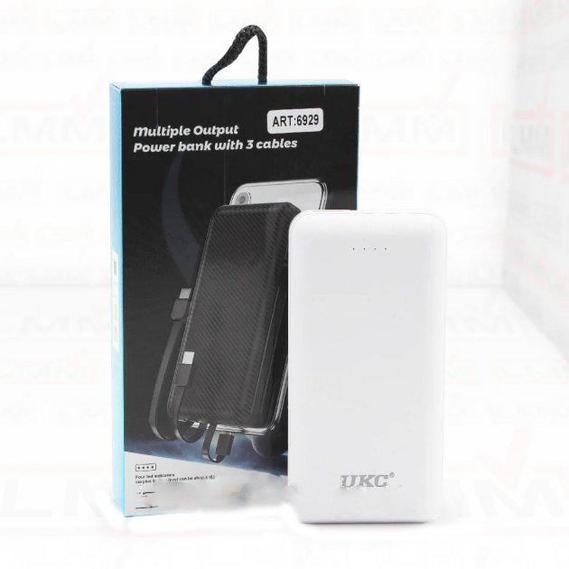 Мобильная зарядка Power Bank LP303 10000 mah IP/v8/type-C Белый - фото 2