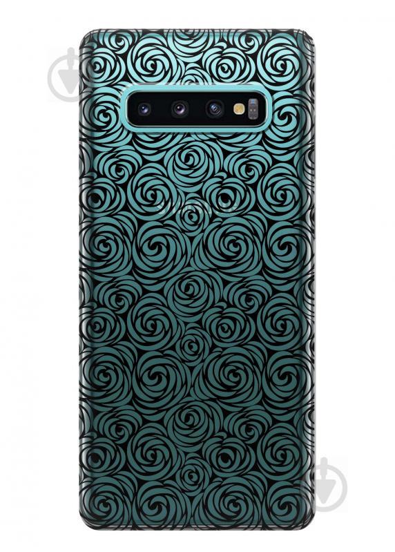 Чехол iSwag для Samsung Galaxy S10 Черные узоры (H386) Чехол iSwag для Samsung Galaxy S10 Черные узоры (H386)