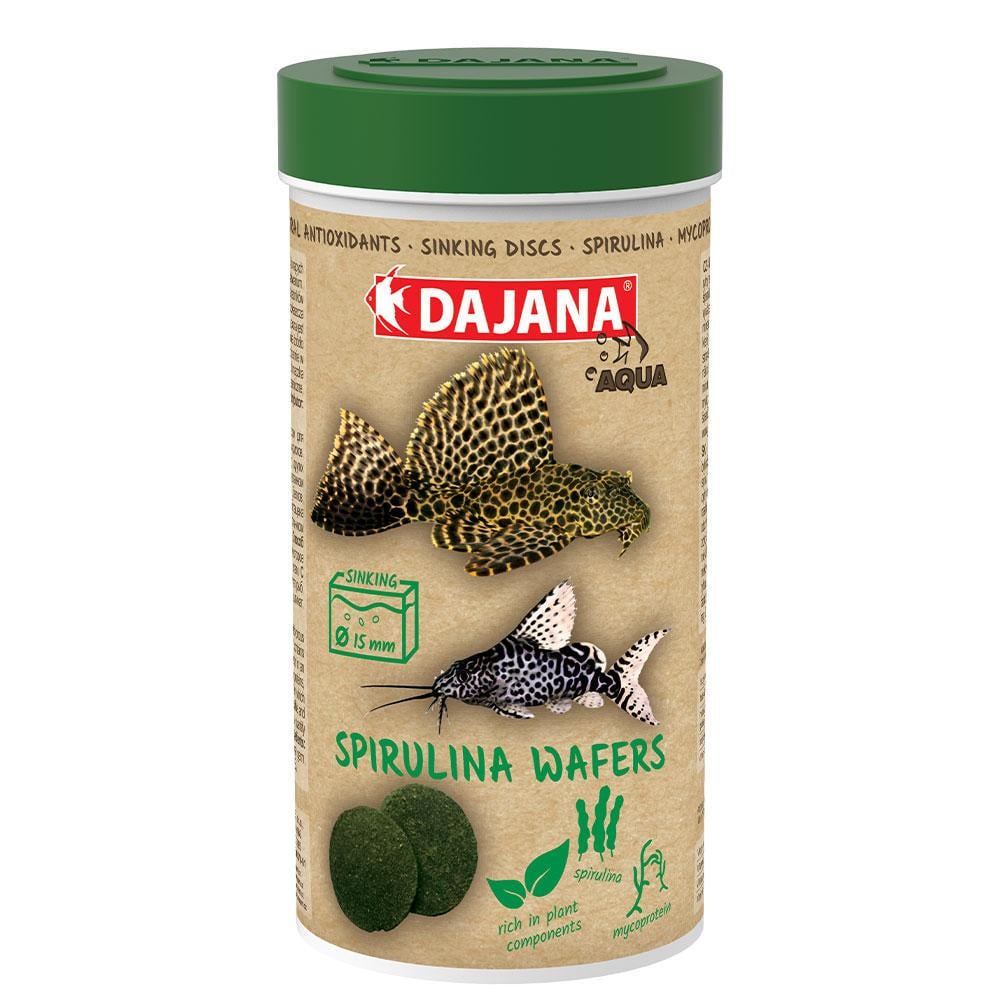 Корм для донных травоядных рыб Dajana SPIRULINA Wafers 100 мл/40 г Корм для донных травоядных рыб Dajana SPIRULINA Wafers 100 мл/40 г