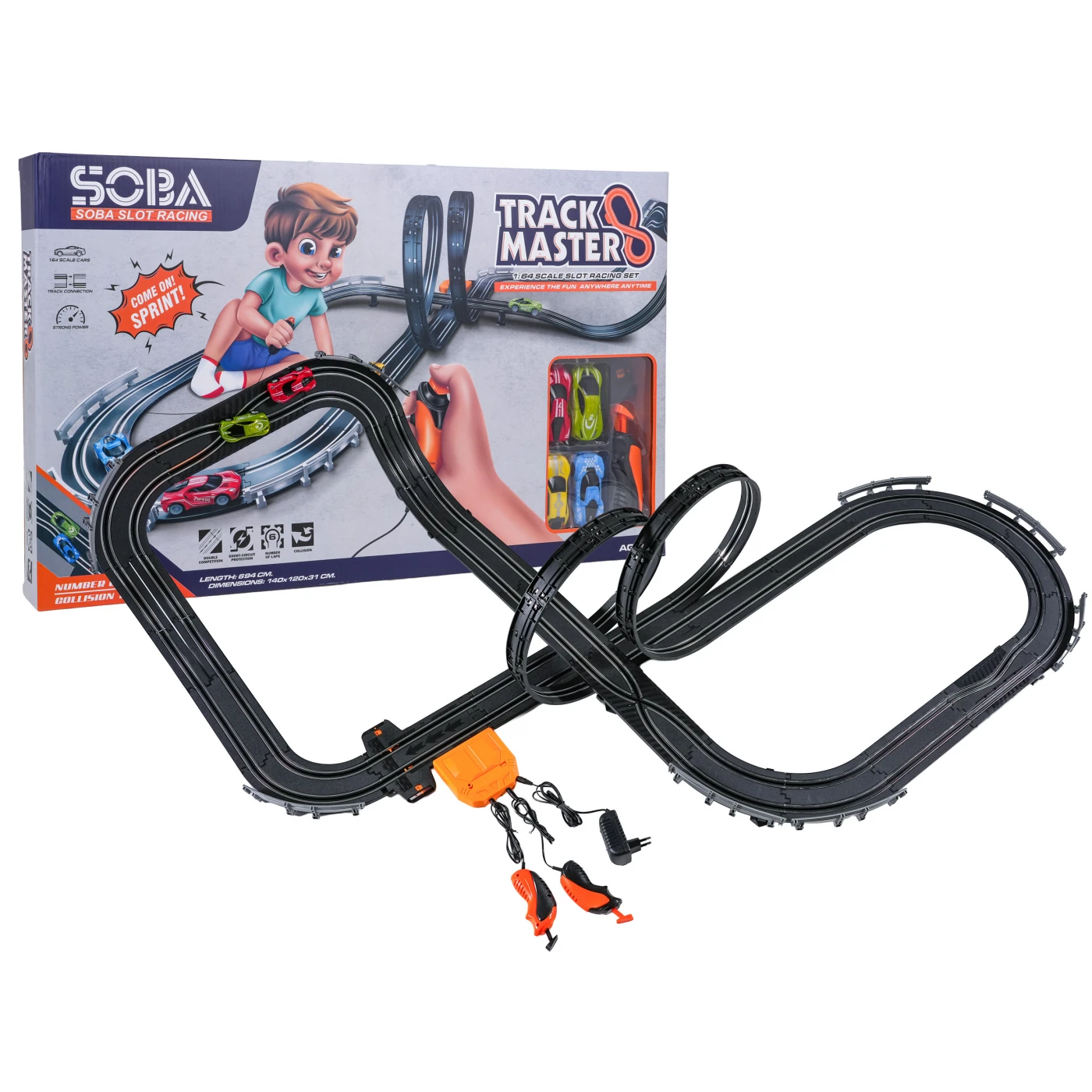Детская гоночная трасса Soba TRACK MASTER 694 см (449117)