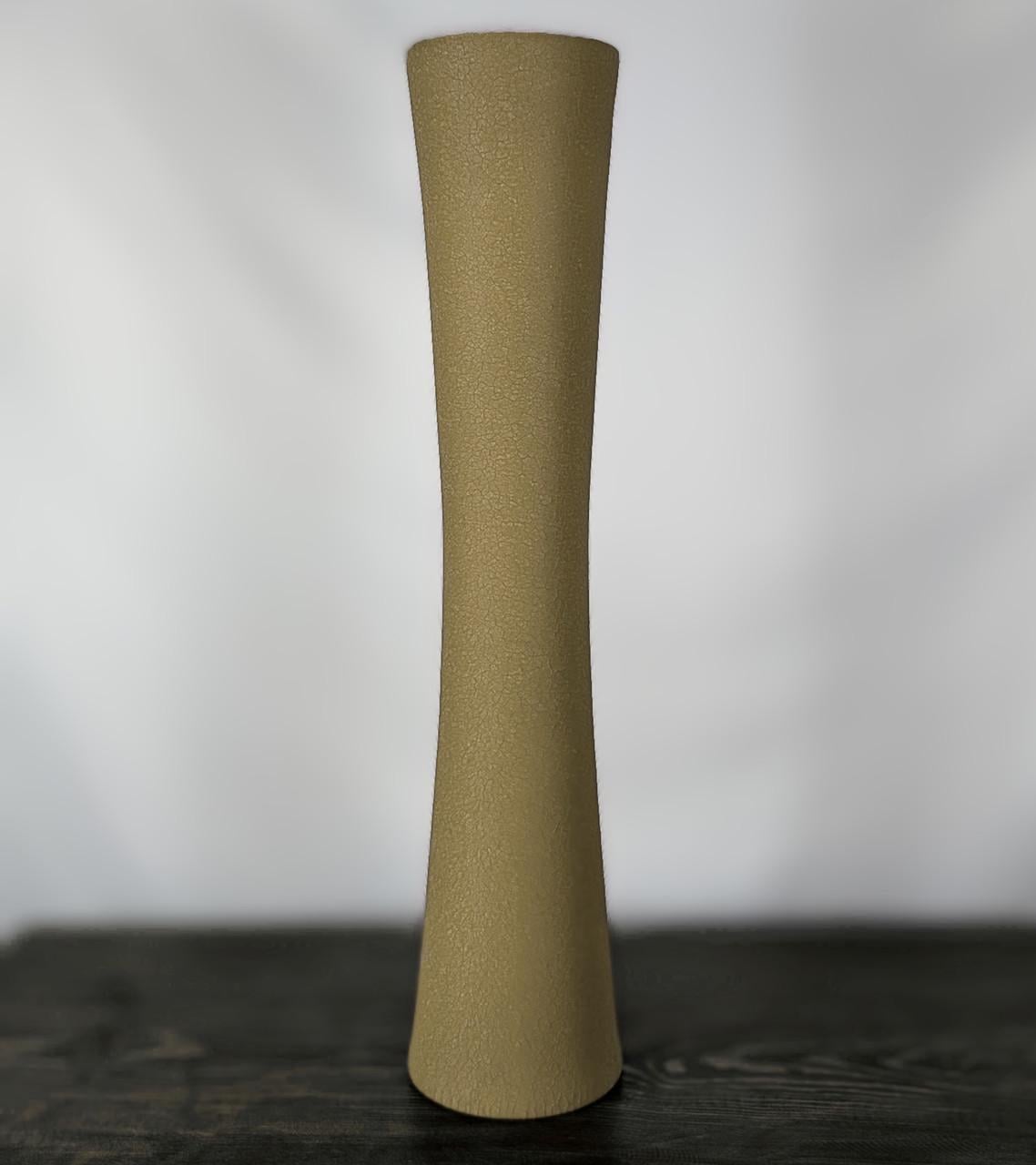 Ваза Nana Ceramics підлогова висока Труба 77 см Капучино