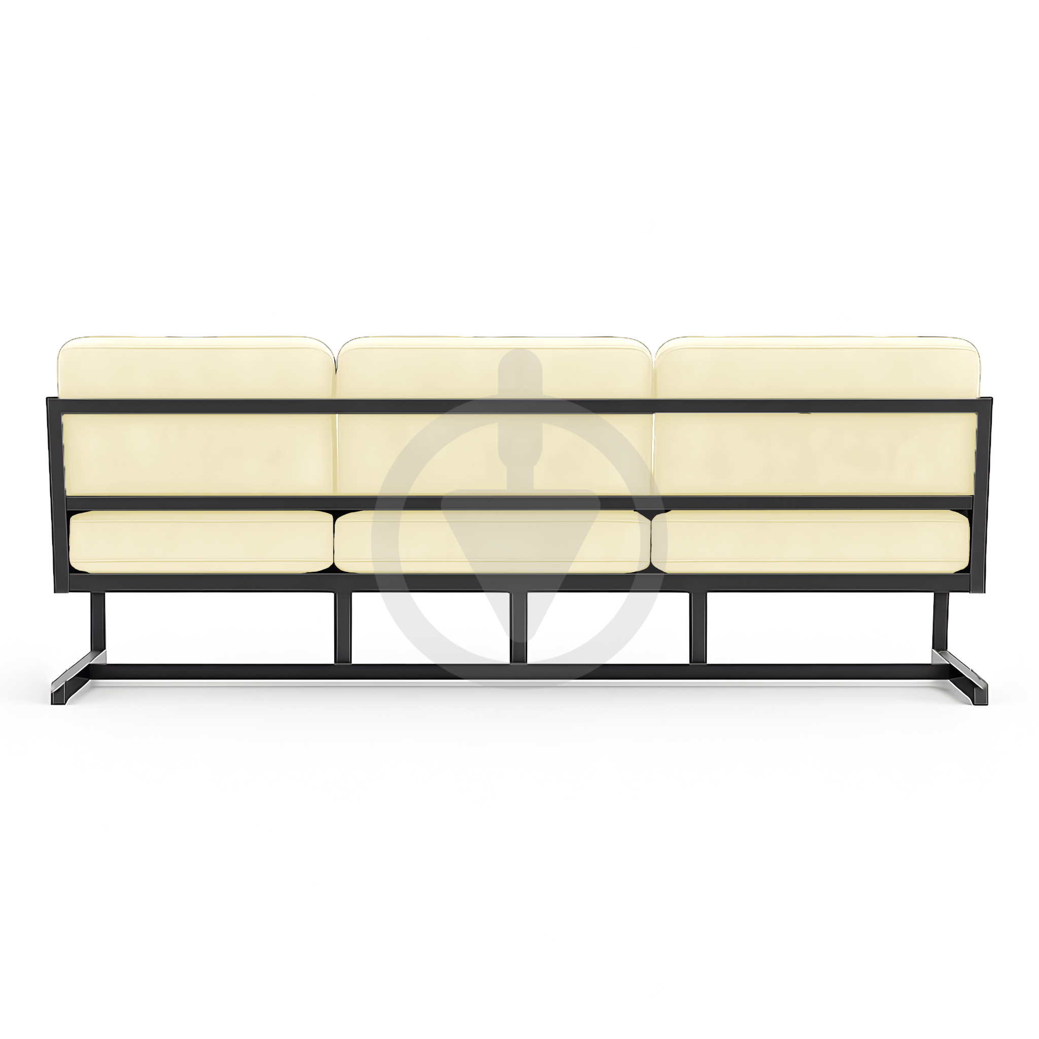 Диван металевий AVVS Атлас лофт велюр 206 см Бежевий - фото 3