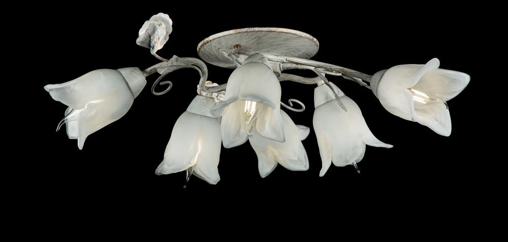 Люстра с плафонами Ray L90781/6 GB+GW Белый (IR005755)