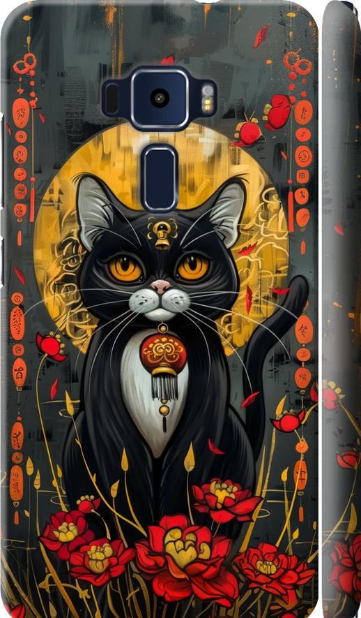 Чехол на Asus Zenfone 3 ZE520KL China Cat (6134m-449-42517)