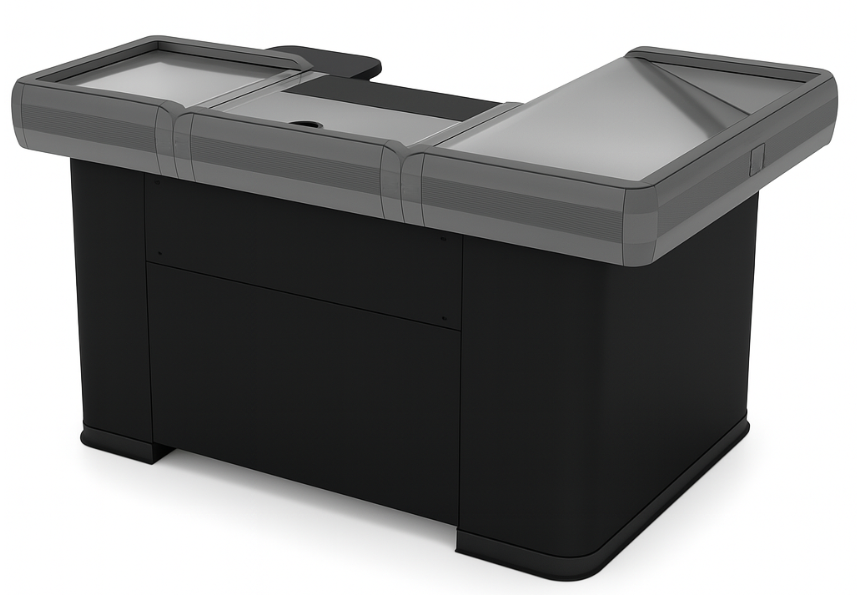 Кассовый бокс Мини от Modern-Expo со столешницей и широким накопителем 1800 мм (1800-2) - фото 2