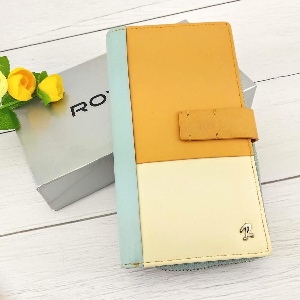 Кошелек женский кожаный Rovicky N710-XL-RCN на молнии Бежевый