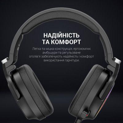 Наушники GamePro HS1300 RGB 7.1 Black (HS1300) - фото 8