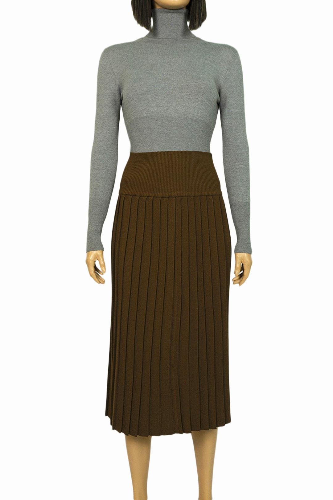 Юбка-карандаш плиссированная трикотажная Forza Viva MW-KS-1613-1 р. 44 Коричневый (17852323) - фото 6 Юбка-карандаш плиссированная трикотажная Forza Viva MW-KS-1613-1 р. 44 Коричневый (17852323) - фото 6