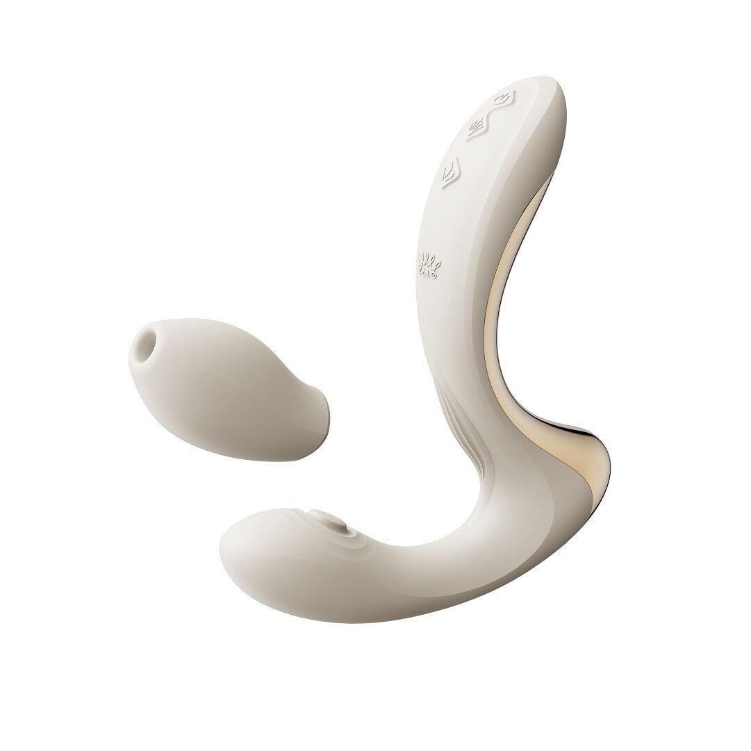 Вибратор ZALO Talis G-Spot PulseWave Ivory White