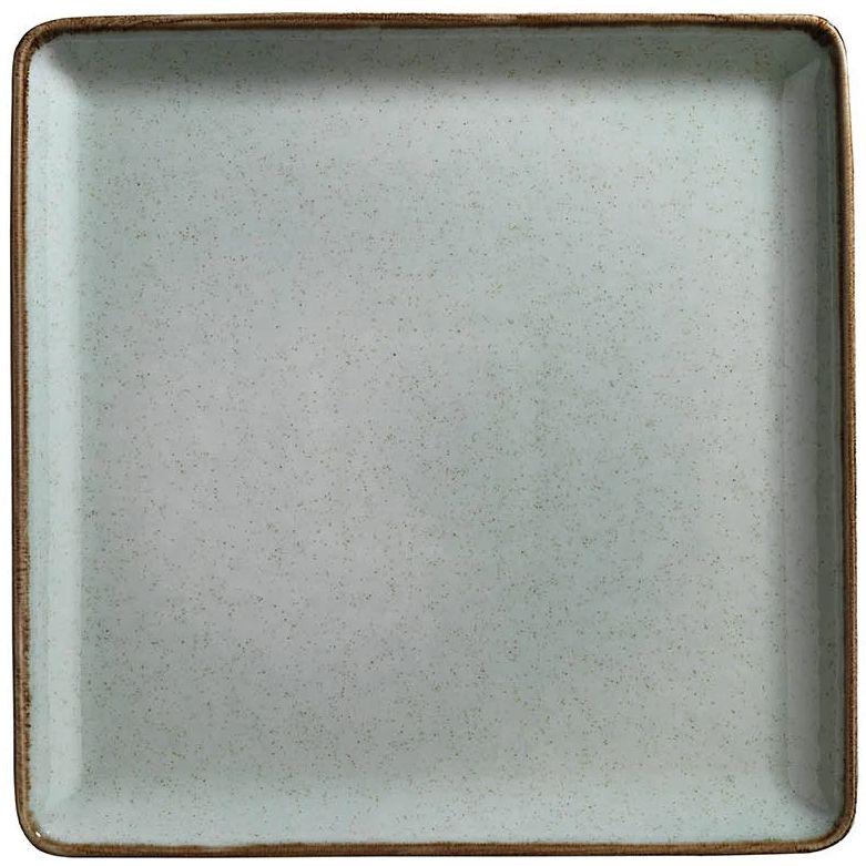 Тарелка прямоугольная Kutahya Tan 19x19 см Зеленый (TAN19DU730P03)