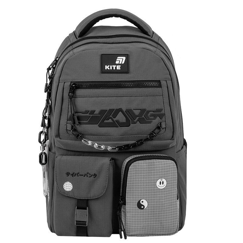 Рюкзак KITE Education teens Swarm 42x29x17 см 17 л Серый (K26-2587M-4)