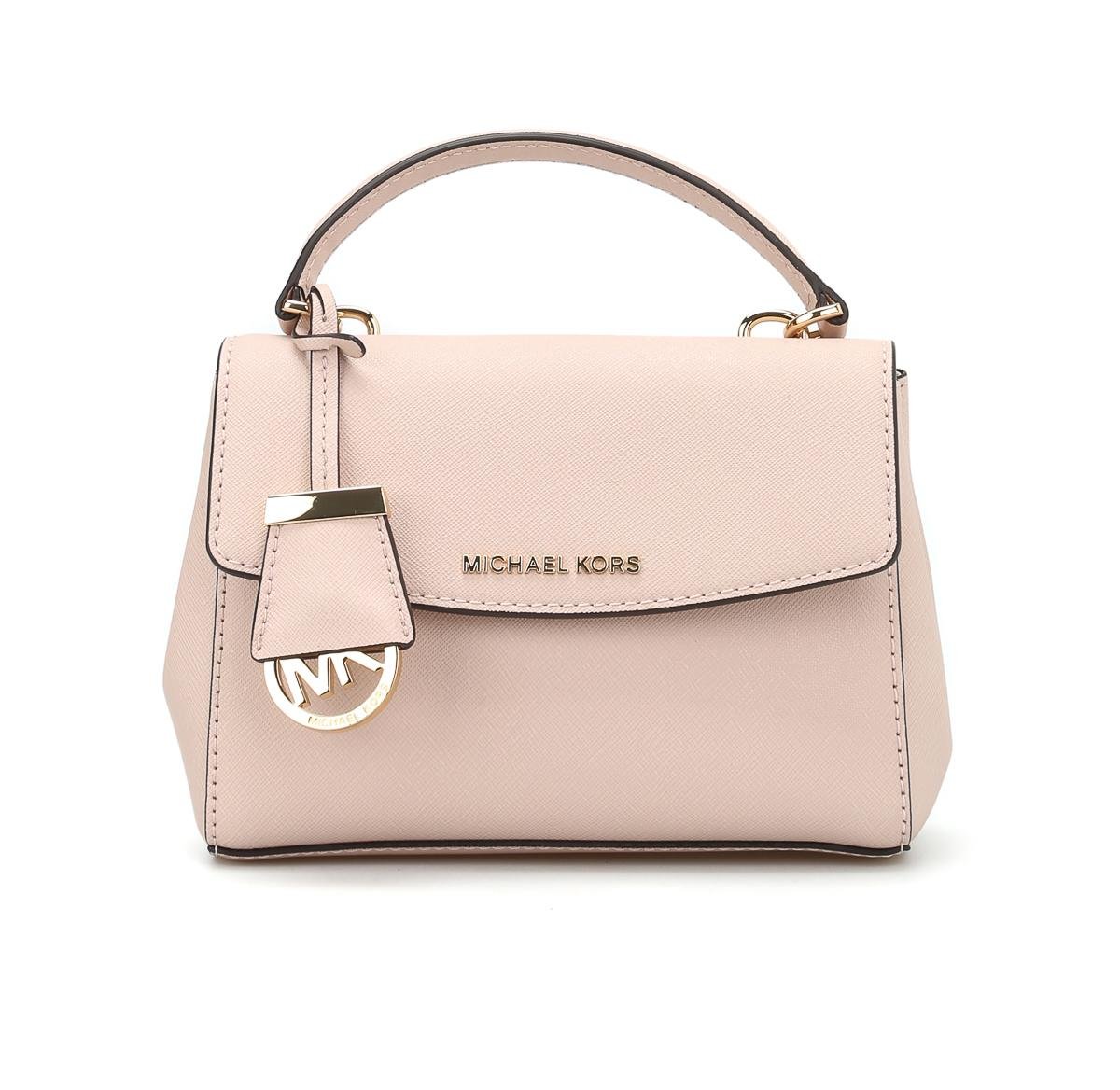 Сумка женская Michael Kors Ava Extra-Small Saffiano Leather Crossbody Soft Pink (b2442)