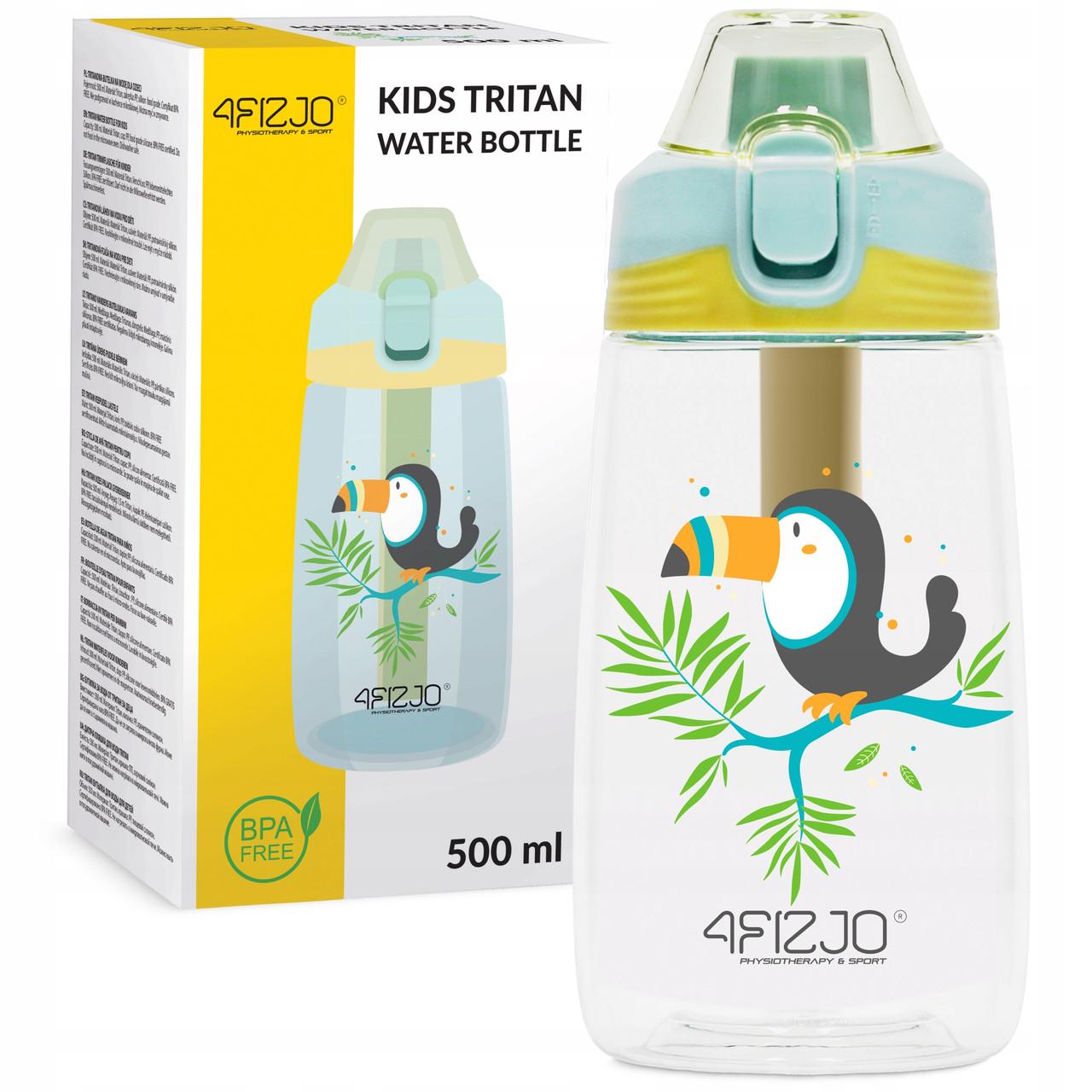 Пляшка для води дитяча 4fizjo 500 мл Mix (P-5905973403672)