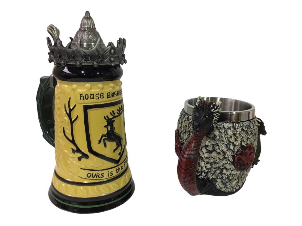 Подарунковий набір гуртка House Герб Баратеонов Гра Престолів та Fire And Blood Targaryen 650/400 мл - фото 4 Подарунковий набір гуртка House Герб Баратеонов Гра Престолів та Fire And Blood Targaryen 650/400 мл - фото 4